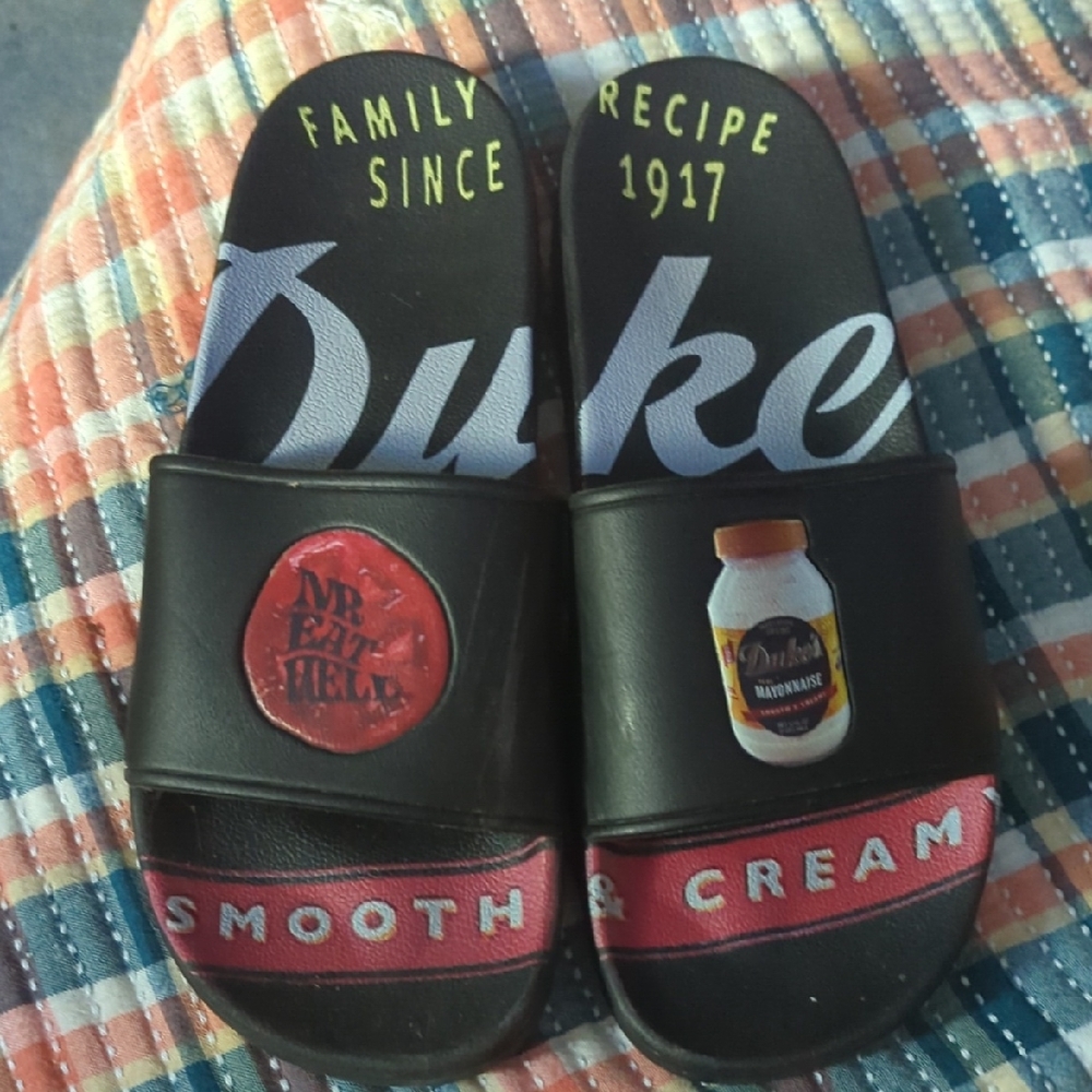 Mr. Eat Well Duke's Mayonnaise Slides Sandals Men's 44 11
